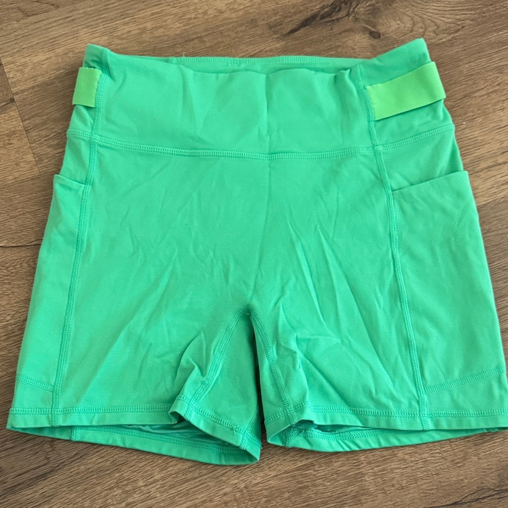 Fabletics Vibrant Green Athletic Shorts